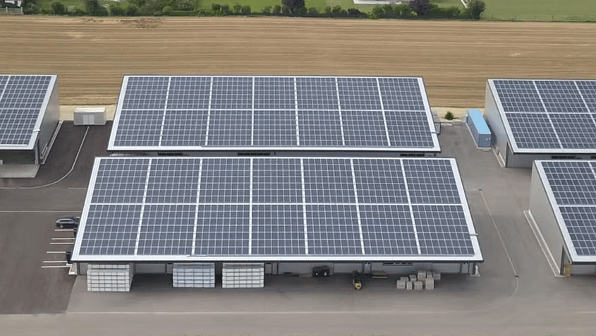 PV Anlage Gewerbepark Mettmach