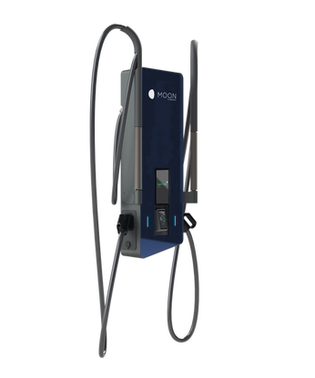 Ladestation Alpitronic 50 DC mit Stele