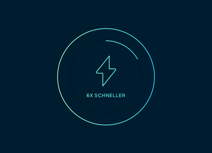 Icon 6x schneller laden MOON Charger